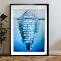 Ѕиден постер со ЕКСТРА ефект - Ледениот брег на успехот