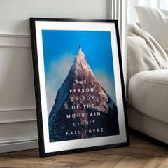 Ѕиден постер со ЕКСТРА ефект - Peak Motivation