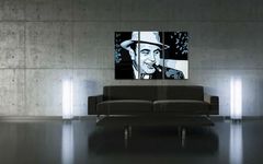 Рачно насликана POP ART слика AL CAPONE | различни големини