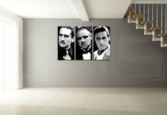 Рачно насликана POP ART слика GODFATHER 120х80 см