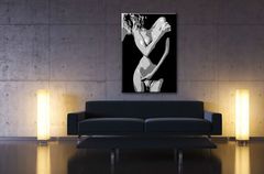 Рачно насликана POP ART сликарство NUDE WOMAN 70х100 см