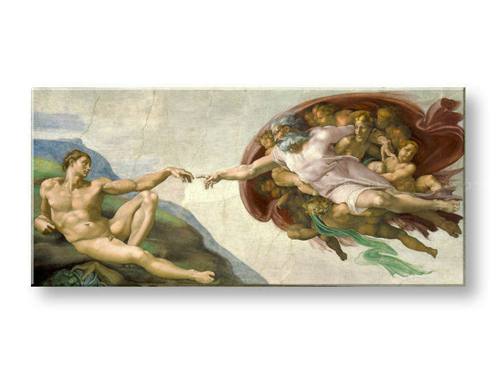Слики на платно CREATION OF ADAM – Michelangelo