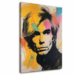 Слика ANDY WARHOL - Боите на поп револуцијата | 100% оригинално обоен акрилик