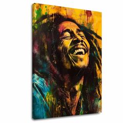 Слика BOB MARLEY - Јамајканска ѕвезда | 100% оригинално обоен акрилик